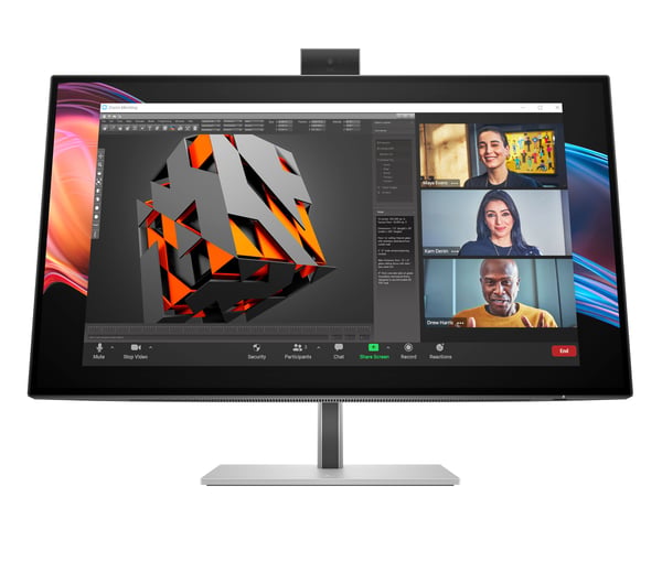 HP Series 7 Pro Serie 7 Pro 27-tommers 4K-konferanseskjerm – 727pm, 68,6 cm (27"), 3840 x 2160 piksler, 4K Ultra HD, LCD, 5 ms, Sølv