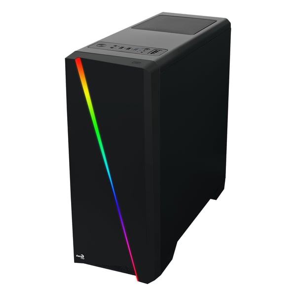 AeroCool Cylon datorchassi ATX Mid Tower, svart akrylfönster