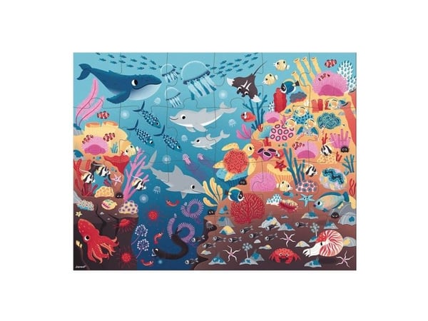 JANOD Ocean Magic Puzzle, Pahvi, Ranska, 650 mm, 2 mm, 500 mm, Laatikko
