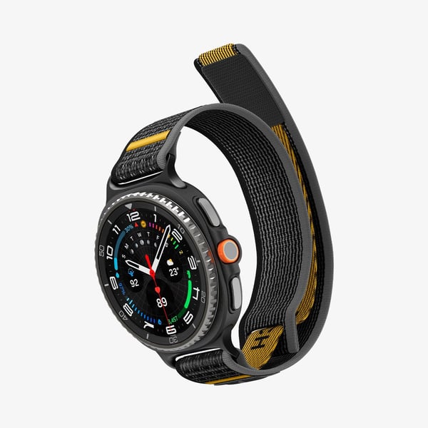 Spigen Athlex Air, Yhtye, Älykello, musta, Samsung, Galaxy Watch 8 (40/44 mm)/Watch 8 Classic (46mm), Kangas