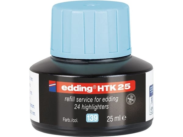 edding refill HTK25 markør pa/bl pastellblå