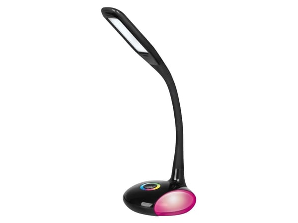 Activejet Lampka biurkowa LED AJE-VENUS RGB Black, Musta, Muovi, Makuuhuone, Lastenhuone, Universaali, Moderni, CE, RoHS, ISO 9001, ISO 14001, Ei v...