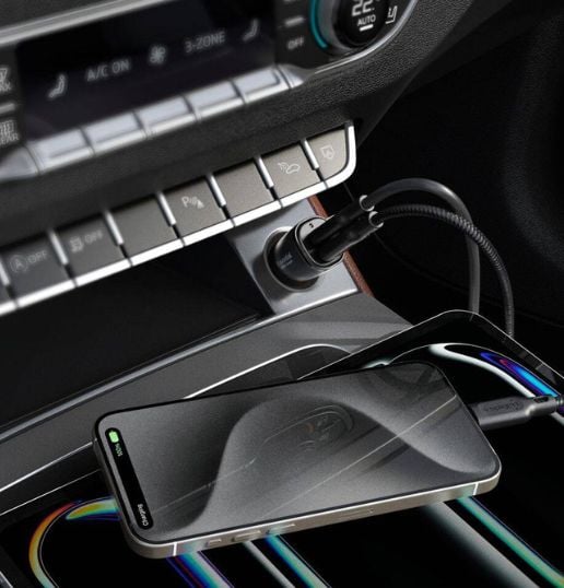 Spigen EV502, Automatisk, Cigarr tändare, Svart