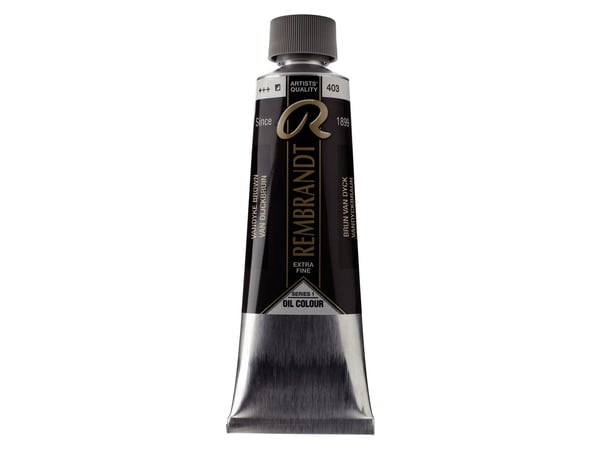 Rembrandt oljefärg tub Vandyke Brown 403