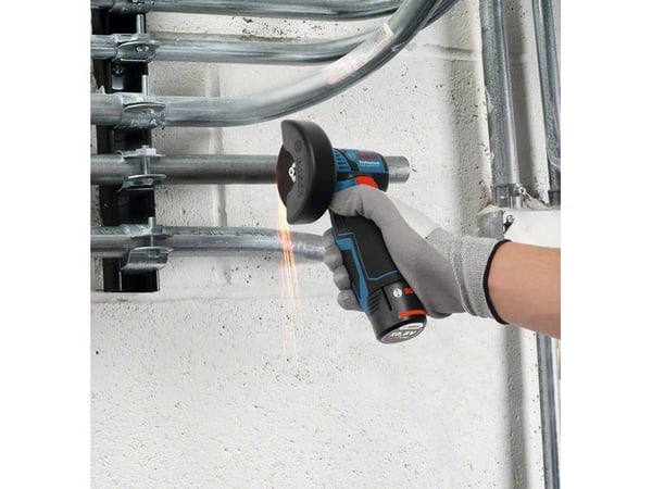Bosch vinkelsliber GWS 12V-76, 2 x 12 V/3,0 Ah
