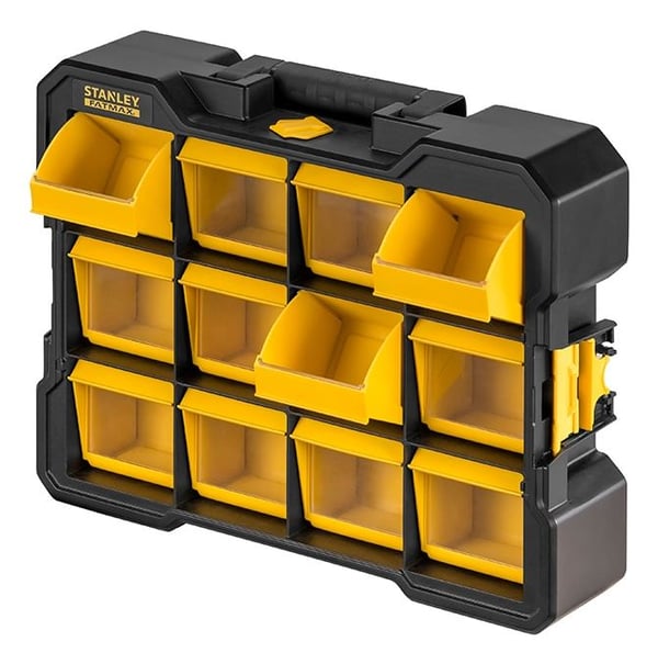 Stanley FMST81077-1 tarvikelaatikko, 12 lokeroa, 450 x 260 x 105 mm