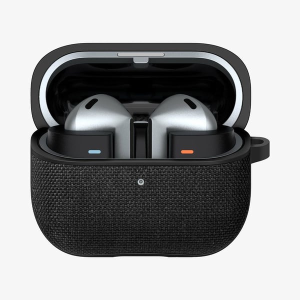 Spigen Urban Fit, Kotelo, Kangas, Polykarbonaatti (PC), musta