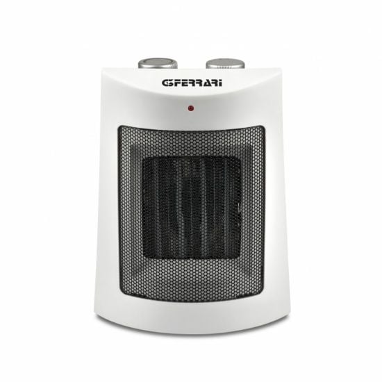 G3 Ferrari G60018, Elektrisk värmefläkt, Keramiska, inomhus, Golv, Bord, Vit, Rotations-