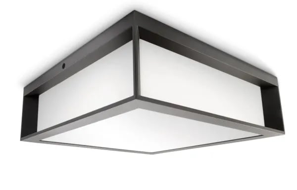 Philips EcoMoods Utomhusbelysning, Taklampa utomhus, Antracit, Aluminium, IP44, Entré, II
