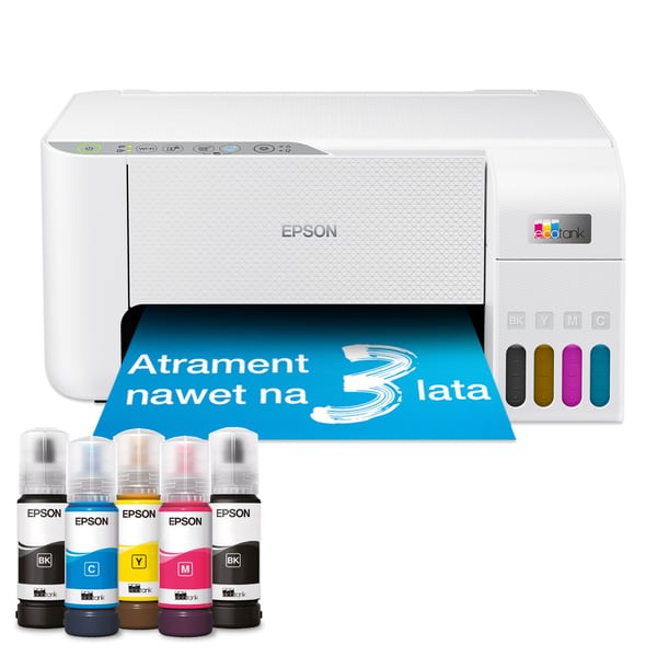 Epson EcoTank L3276 - Multifunktionsskrivare - färg - bläckstråle - ITS - A4/Legal (media) - upp till 10 sidor/minut (utskrift) - 100 ark - USB, Wi...