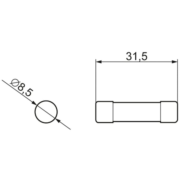 Siemens 3NW63031 Sylinterisikringsindsats 10 A 400 V 10 stk 10 stk