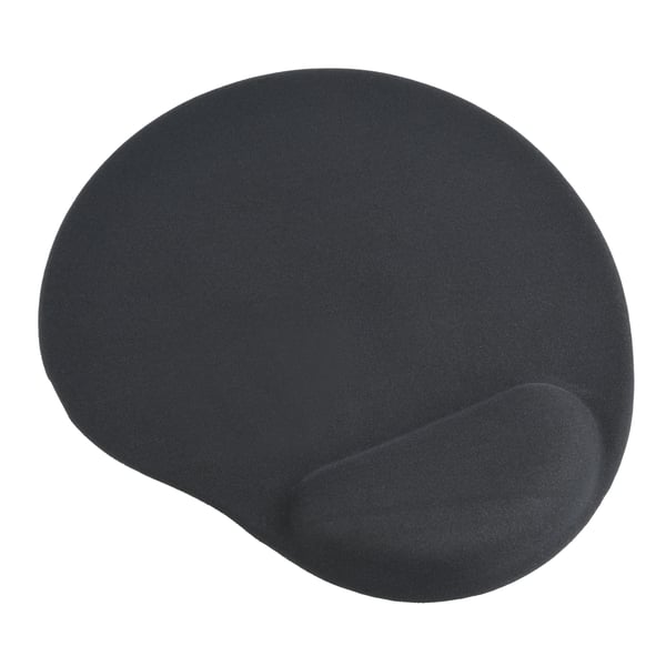 Gembird MP-GEL-BLACK - Musematte med håndleddsstøtte - svart
