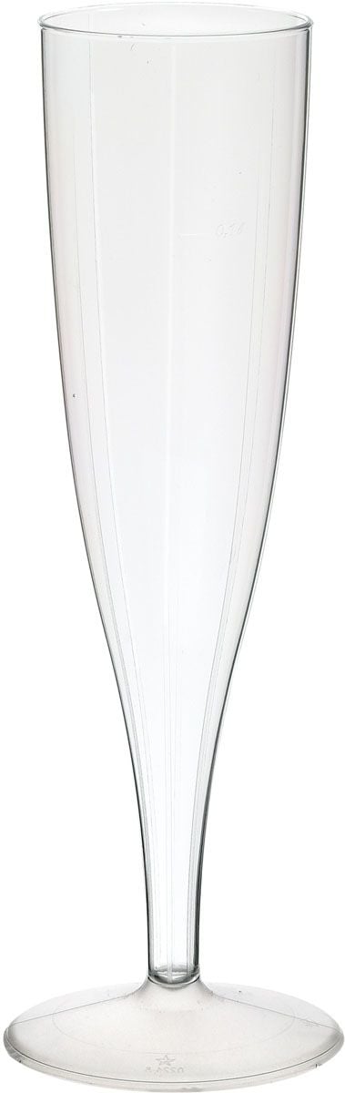 Duni - Sjampanjeglass - 13.5 cl - avhendbar - gjennomsiktig (en pakke 10)