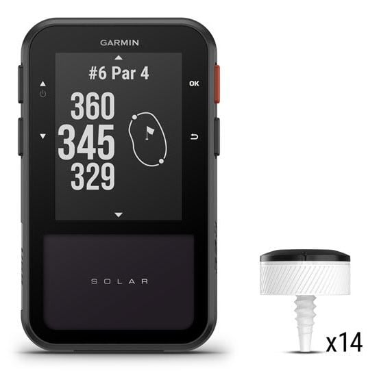 Garmin Approach G20 Solar, Henkilökohtainen, Etsin, musta, Punainen, Pölynkestävä, Vesitiivis, IPX7, 5,59 cm (2.2")