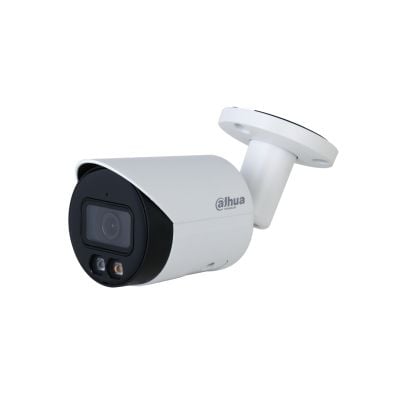 Dahua Technology WizSense IPC-HFW2249S-S-IL-0280B, IP-säkerhetskamera, Inomhus & utomhus, Kabel, Vägg, Vit, Projektil (form)