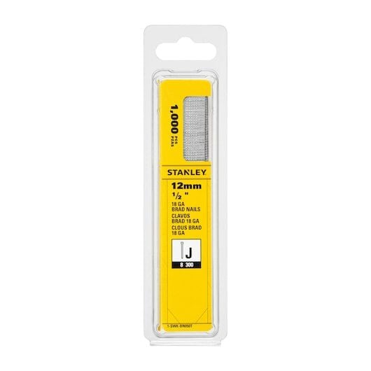 Stanley 1-SWKBN100T, Niittipakkaus, 2,5 cm, Hopea, Stanley, 1000 kpl