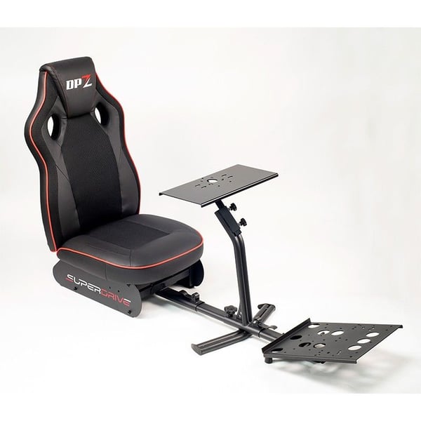 Subsonic SA5681, Kilpa-ajoneuvon ohjaamo, musta, Punainen, Tekonahka, Verkko, Metalli, Superdrive(GS850-X, SV750), Thrustmaster(T248, T300 RS, TX R...
