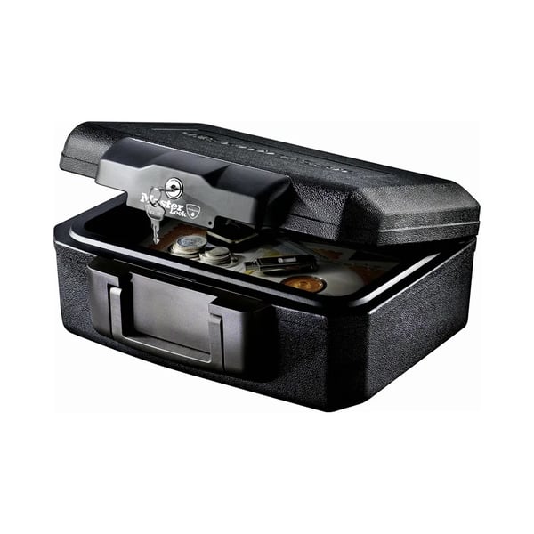 Master Lock No. L1200 - Liten - portable safe for cell phone / documents / flash drives - svart