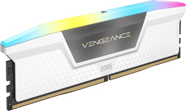 Corsair Vengeance RGB RAM 32 GB DDR5 6000 MT/s CL30 CMH32GX5M2B6000Z30W hvit