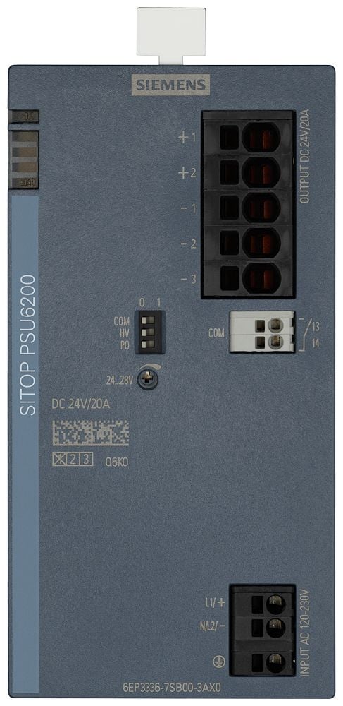 Siemens 6EP3336-7SB00-3AX0, 480 W, 217 mm, 83 mm, 1,65 kg, 186 mm, 70 mm
