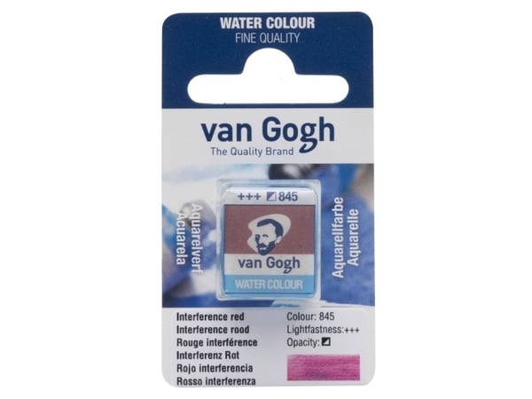 Van Gogh akvarellfärg Pan interference red 845