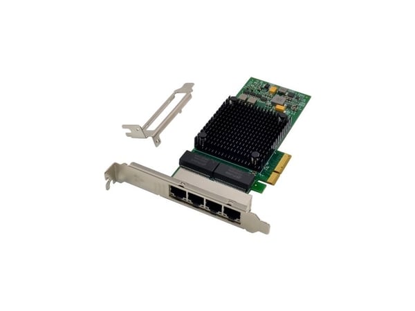 InLine Quad Gigabit-nettverkskort 4x RJ45 1 Gb/s PCIe x4 (51127E)