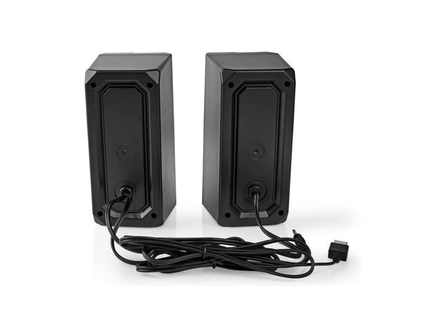 Nedis Gaming GSPR31020BK - Høyttalere - for PC - 2.0-kanal - 6 watt - svart