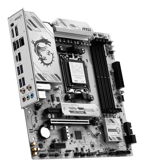 MSI B850M GAMING PLUS WIFI6E - Moderkort - micro ATX - Socket AM5 - AMD B850 Chipuppsättning - USB 3.2 Gen 2, USB-C 3.2 Gen2, USB 3.2 Gen 1 - 2.5 G...