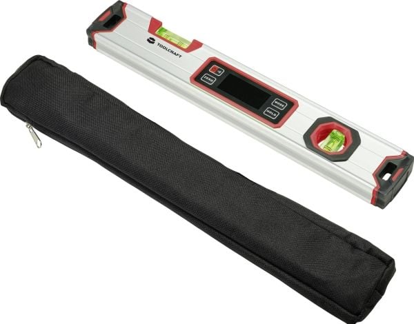 TOOLCRAFT TO-7337448 Digitale vaterpas med magneetti 400 mm 360 ° 1,0 mm/m 1,0 mm/m