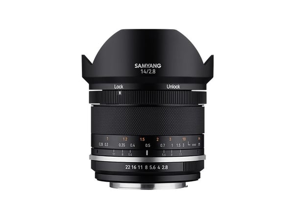Samyang MF 14mm F2.8 MK2, Ultrabredt, 14/10, Sony E
