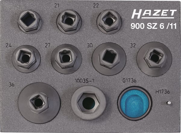 Hazet 900SZ6/11 Hylsyavainsarja 1/2 (12,5 mm) 900SZ6/11
