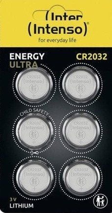 Intenso Knapcellebatteri CR 2032 3 V 6 stk 220 mAh Lithium 7502436MP