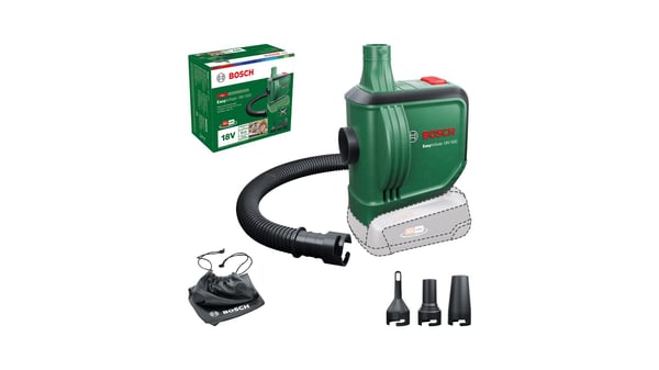 Bosch EasyInflate 18V-500 batteridrevet luftpumpe 0,03 bar 530 l/min Solo - SOLO