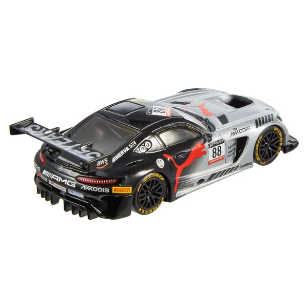Hot Wheels PREMIUM 1:43RD Mercedes-AMG GT3 Vehicle, Bil, 14 år, Plast, Metall, Sort, Rød, Sølv