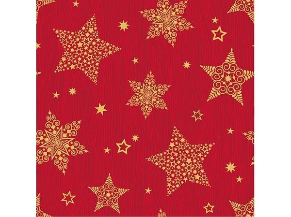 Papstar 88169, Röd, Mjukpapper, Mönstrad, 51 g/m ^, 330 mm, 33 cm