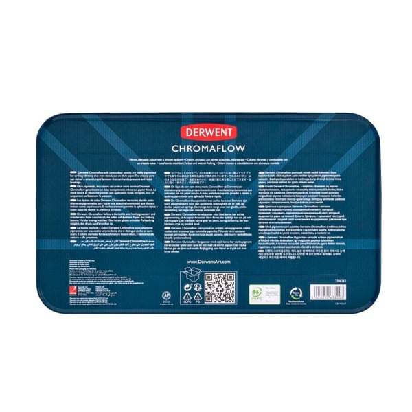 Derwent Chromaflow pencil 100 stk. tinbox