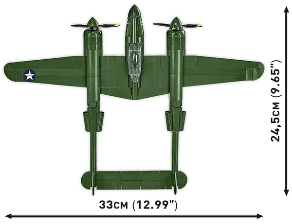 XXX_Cobi Blocks (Cobi) Lockheed P-38 Lightning 332 Cobi Blocks