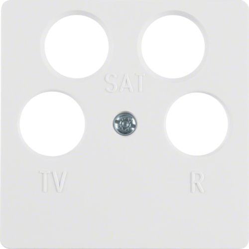 Hager 148409, Vit, Plast, Termoplast, Varje varumärke, Glansigt, 10 styck