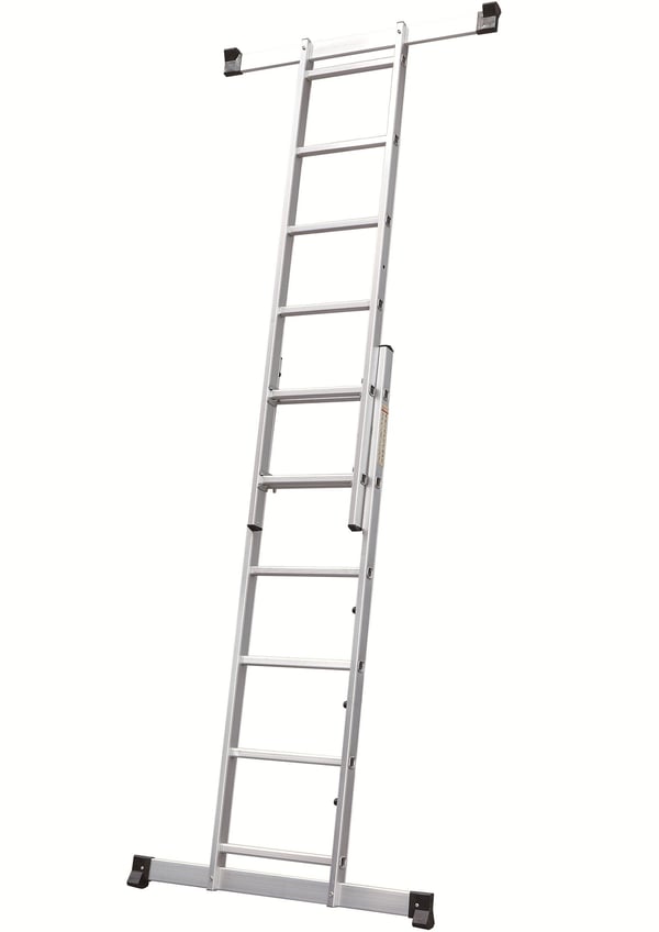 NOBRAND Stillasstige, aluminium/svart, maks. belastning 150 kg