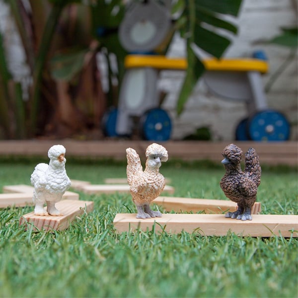 Schleich 42574 hönsfigurset Farm World Chicken Friends, 3 höns