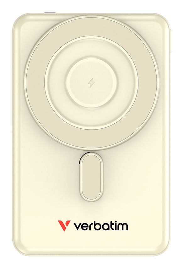 Verbatim Charge 'n' Go - Trådløs nødlader - magnetisk, to kabler - 5000 mAh - 38.5 Wh - 20 watt - 2.4 A - PD 3.0, Fast Charge, Apple 2.4A, QC 3.0 -...