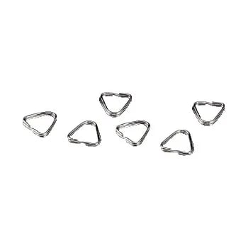Hama Split Rings, Kolmiojakorengas, Hopea, Kromi, 12 mm, 12 mm, 6 kpl