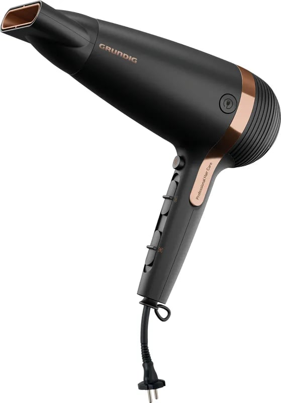 Grundig HD 7081 hiustenkuivaaja 2100 W, musta/ruusukulta