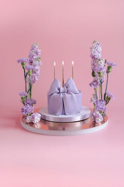 PartyDeco SCD-4-019R, Stearinlys, Gull, Rosa, 12 stykker