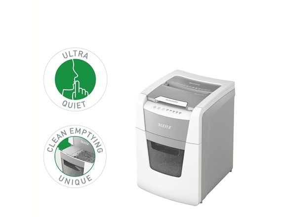 Leitz IQ AutoFeed Small Office 100 P5 - Makulator - mikrokutt - 2 x 15 mm - P-5