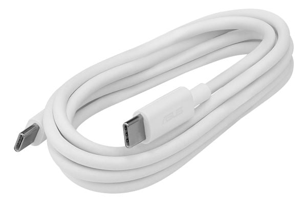 ASUS 100W USB-C Cable, 1,5 m, USB C, USB C, 0,48 Gbit/s, Valkoinen