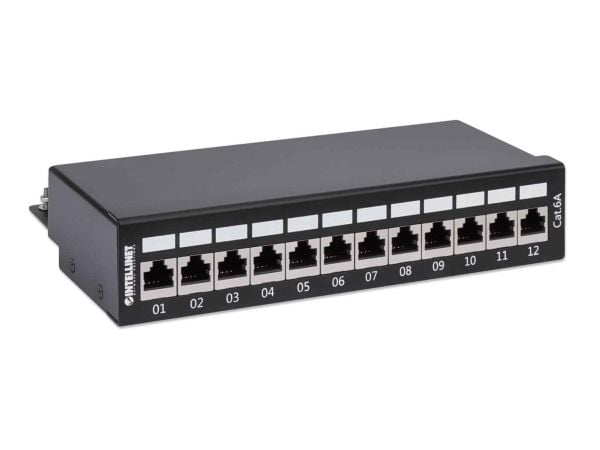 Intellinet 720915, IEEE 802.3, IEEE 802.3ab, IEEE 802.3u, 10/100/1000Base-T(X), 1000 Mbit/s, Gull, Cat6a, 23/24/25/26