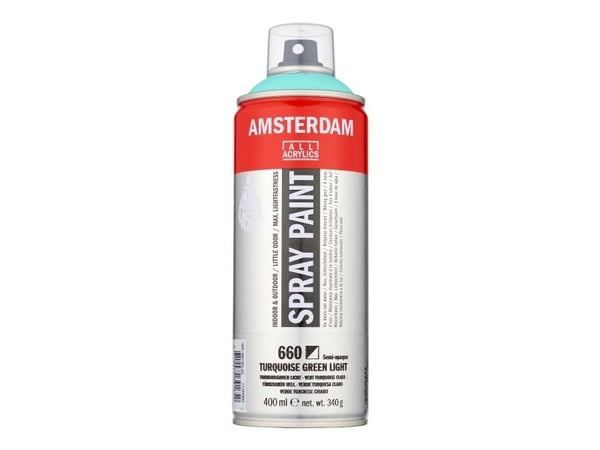 Amsterdam sprayfärg turquoise green light 660