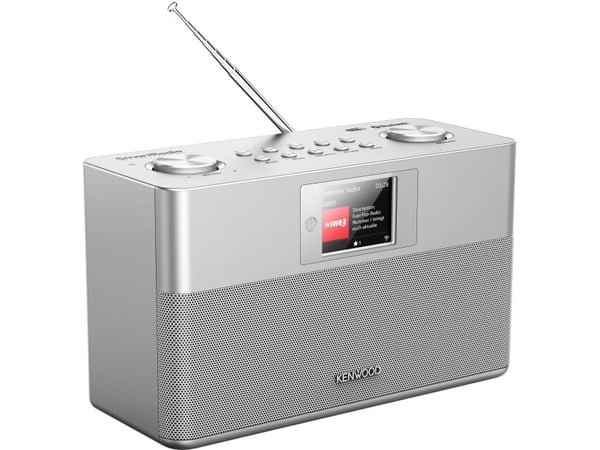 Kenwood CR-ST100S-S, Internett, Digitalt, DAB+, FM, 87,5 - 108 MHz, 174.928 ~ 239.200 MHz, PTY