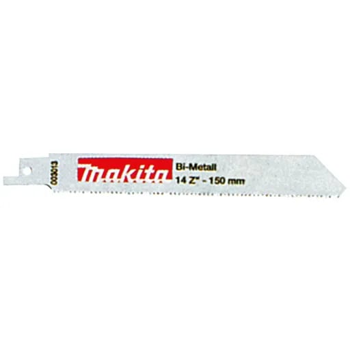 Makita - Blad till tigersåg - 5 delar - längd: 150 mm - bredd: 19 mm - för Makita DJR183RT1J, DJR183Z, JR002GZ, JR3051TK, JR3070CT